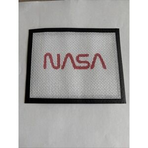 NASA Worm Hand Painted, Needlepoint Canvas, 13 Mesh, 5.5"x6.5"